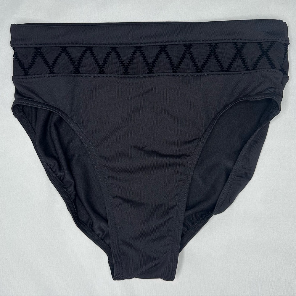 BLOCH - DIAMOND MESH HIGH WAIST BRIEFS Black Womens Small Dance wear Costume - Picture 5 of 13
